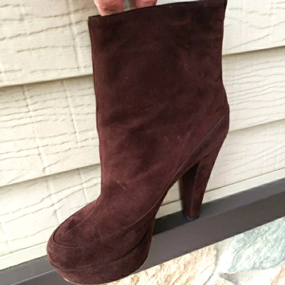 Marni HL Ankle Suede Leather Boots Style:#STMS616G12 EURO 40 US 9-9.5 - Picture 2 of 13